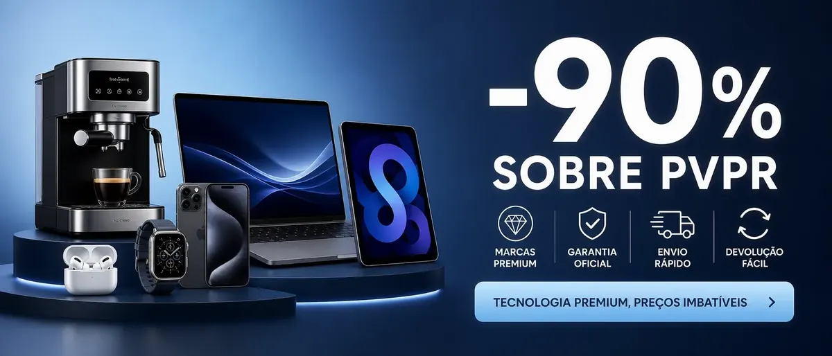 Tecnologia premium com até -90% sobre PVPR na Warton